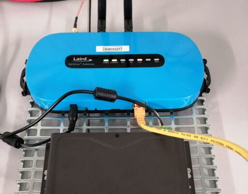 Main processing unit and gateway to receive, process and store the data.