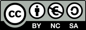 Creative Commons BY-NC-SA license icons: Attribution, NonCommercial, ShareAlike