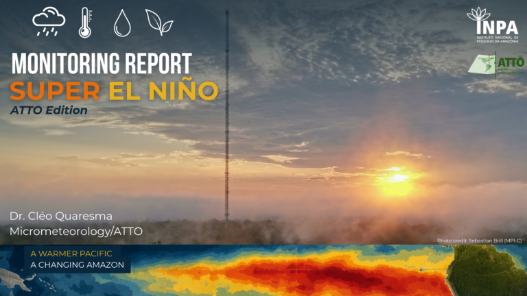 Monitoring Report: Super El Niño ATTO Edition, with Dr. Cléo Quaresma, Micrometeorology/ATTO.