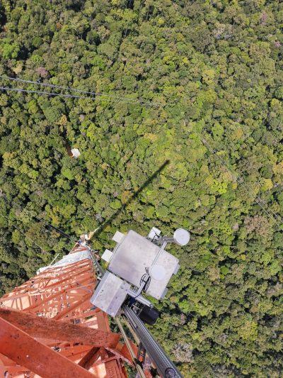 View of RolI from above, as it is climbing up and down, measuring vertical profiles.
© Sebastian Brill / MPI-C
