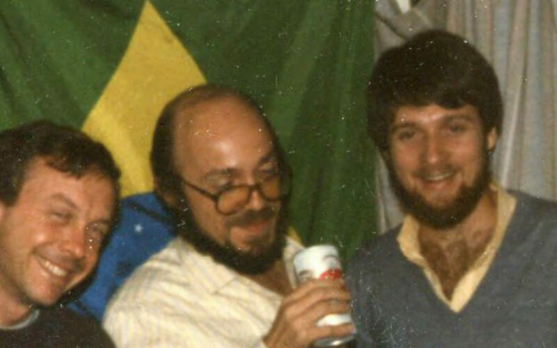 Me with Leonardo Sá some time in the 80s.